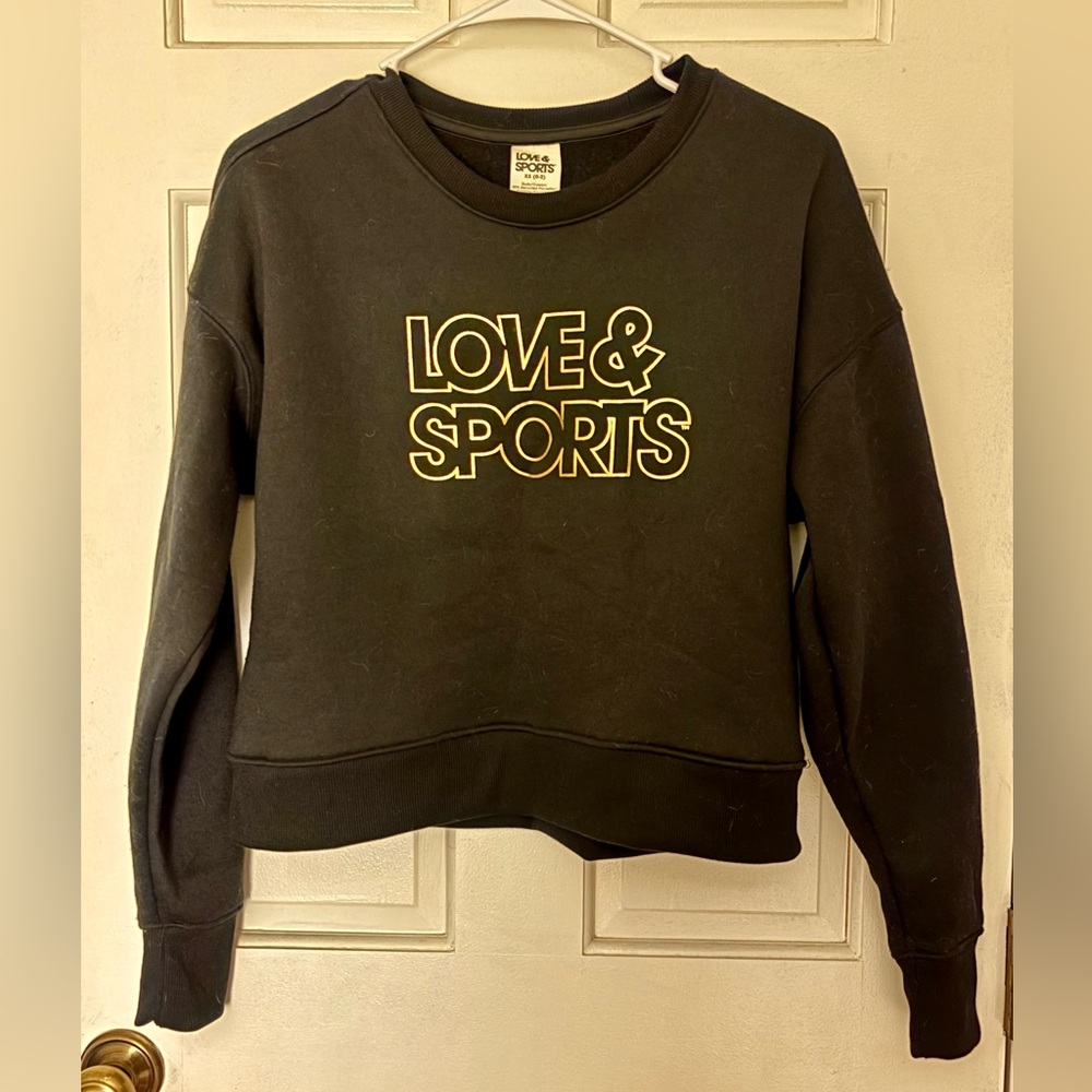 Love & Sports Black Sweatshirt